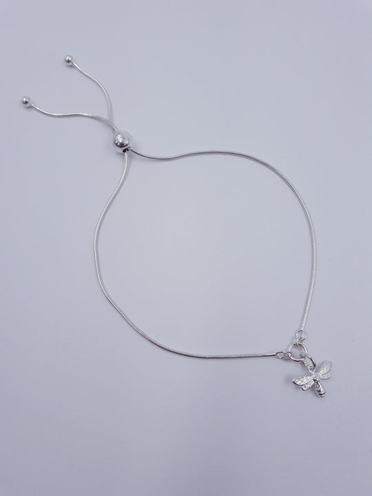 925 Sterling Silver Bee Bracelet - JOANNE MASSEY ARTISAN JEWELLERY