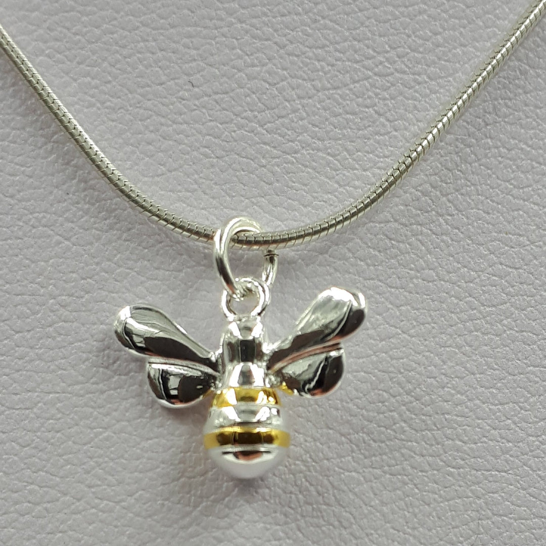 925 Sterling Silver Bumble Bee Necklace - JOANNE MASSEY ARTISAN JEWELLERY