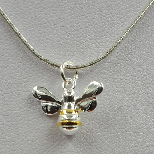 925 Sterling Silver Bumble Bee Necklace - JOANNE MASSEY ARTISAN JEWELLERY