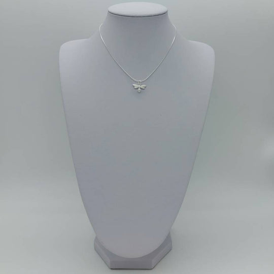 925 Sterling Silver Large Bee Necklace - JOANNE MASSEY ARTISAN JEWELLERY