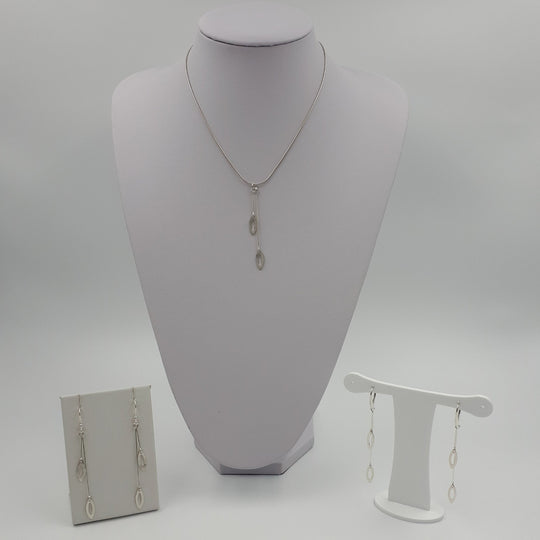 925 Sterling Silver Leaf Charm Necklace - JOANNE MASSEY ARTISAN JEWELLERY